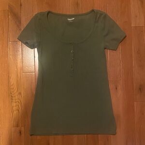 GAP Olive Green Women's Top